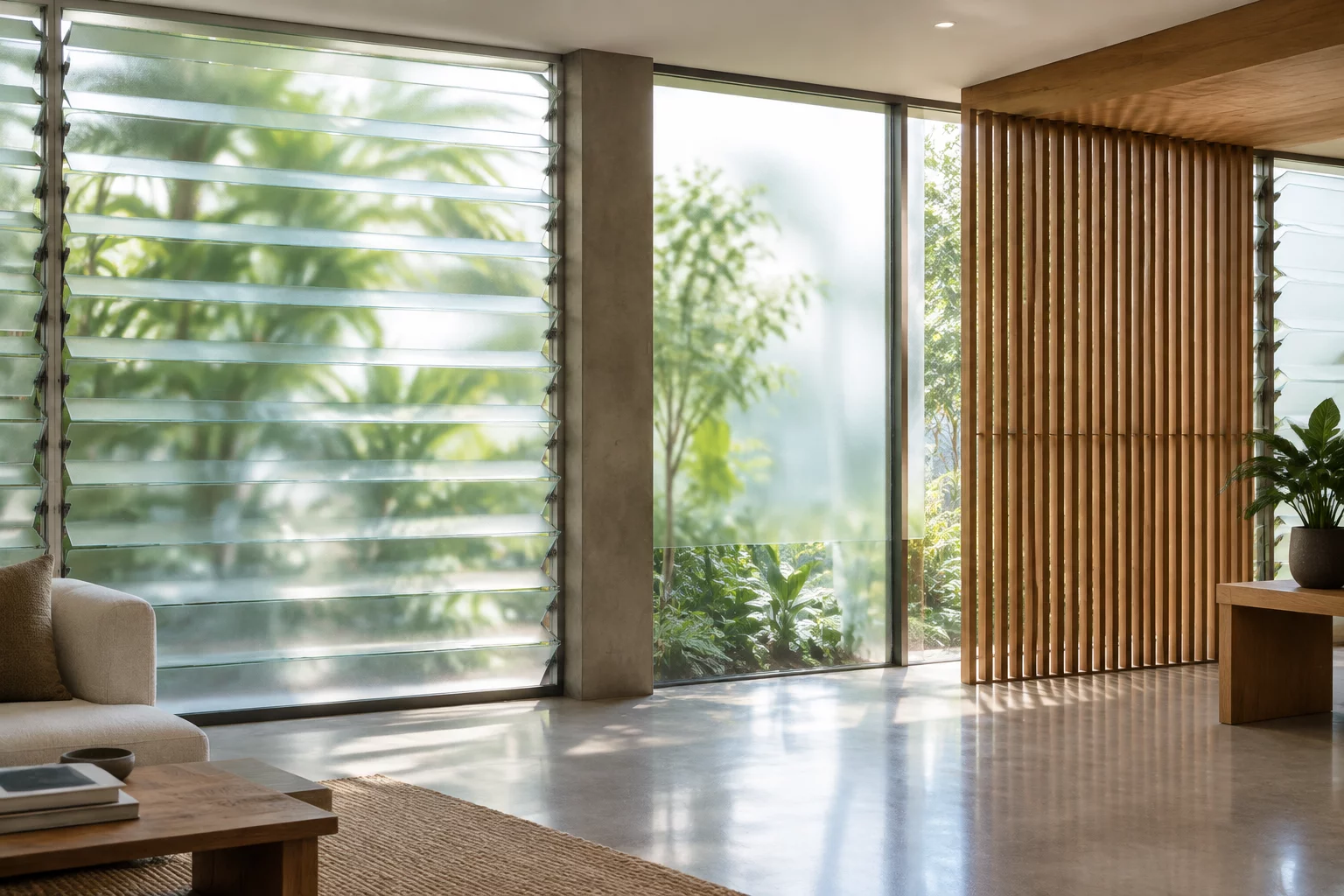 Balancing Natural Light Flow with Architectural Privacy Needs